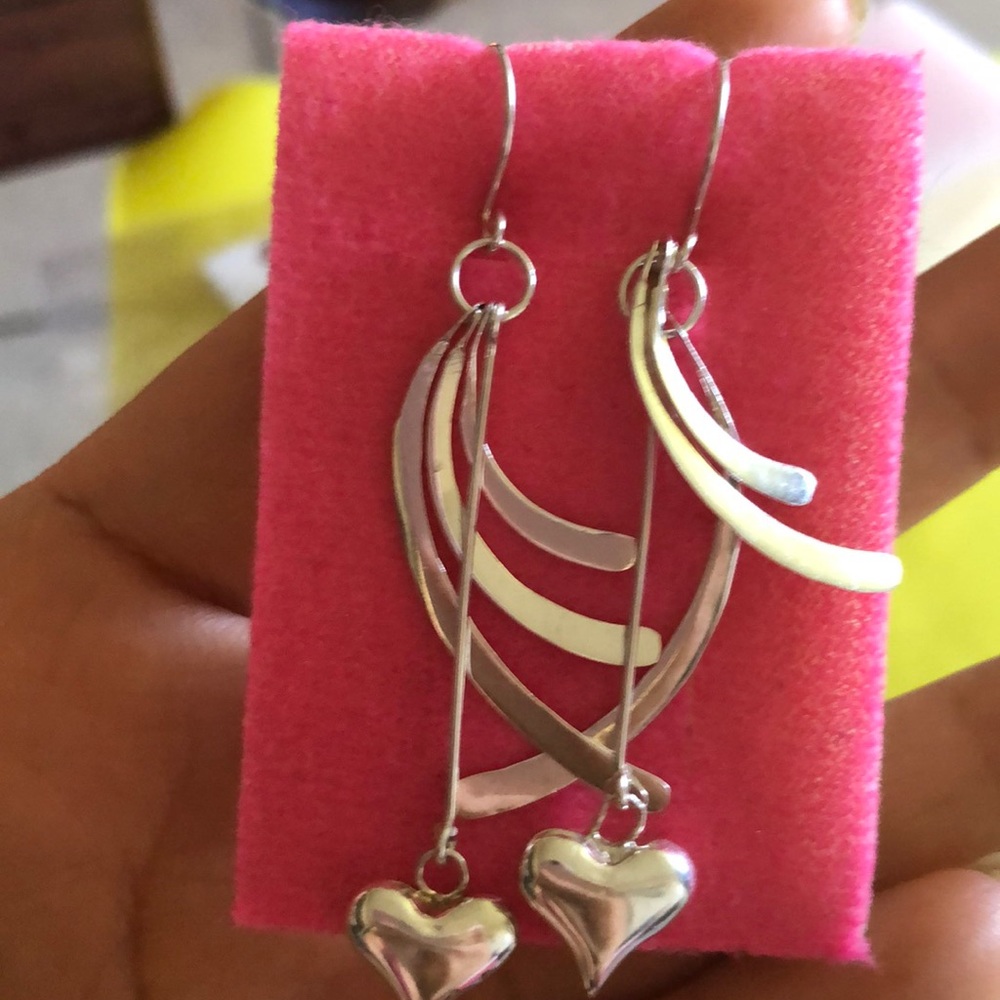 Earrings, silver.925 new